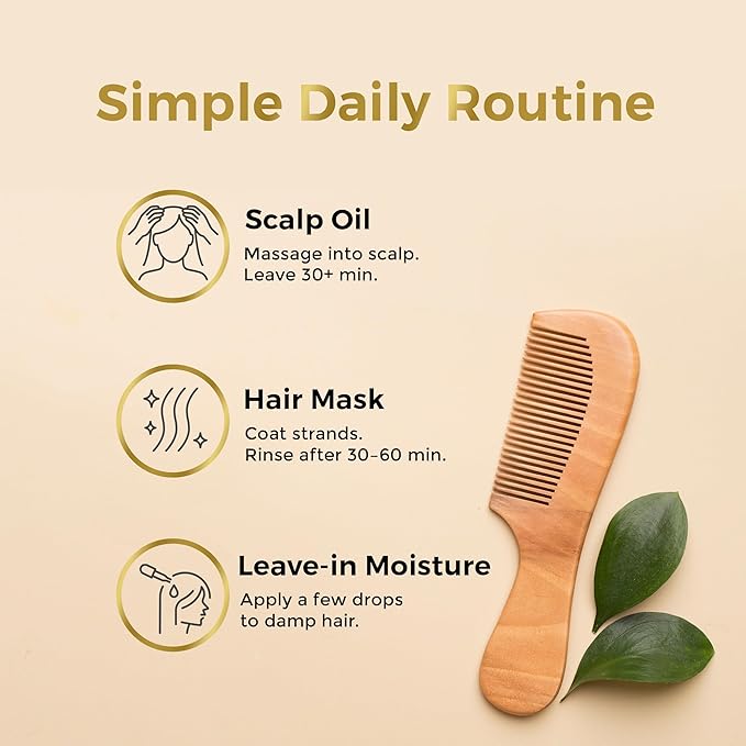 Raw Batana Oil for Hair Growth - Natural Hair Growth Oil & Hair Care Solution for Stronger, Thicker Hair - Stimulates Regrowth, Nourishes & Repairs Damage - Miskito & Honduran Hair Formula