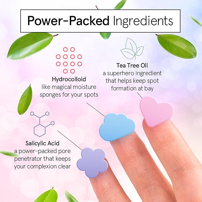 grace & stella Award Winning Pimple Patches for Face - Dermatologist Tested Acne Patches - Hydrocolloid Patch for Breakouts, Whiteheads - Vegan Acne Spot Treatment for Face (Multishape, 216 Count)