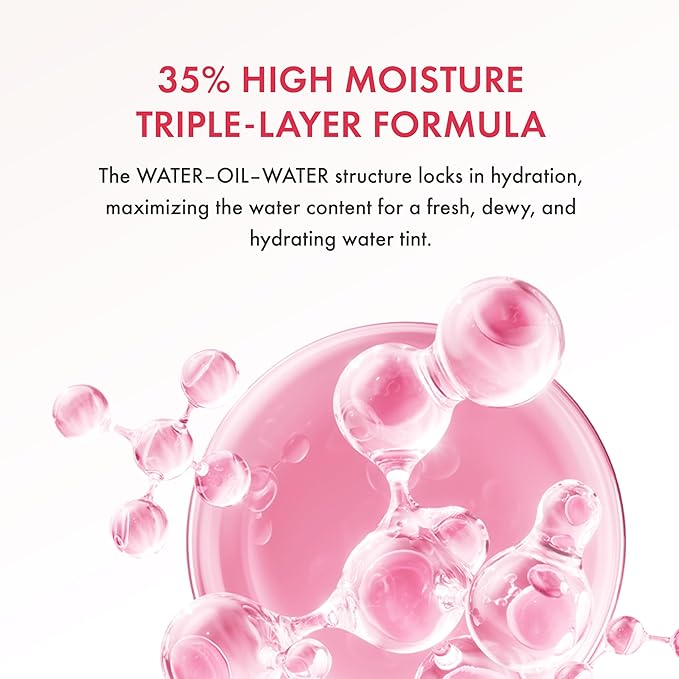 Amuse SEOUL Daisy Flower Dew Tint 01 LA VIE EN CORAL | 35% High-moisture Water Tint, Long-lasting, Vitamin E Acetate, Moisturizing, No Peel Off, Lip Treatment, Non Sticky, Korean Lip Tint for Dry Lips