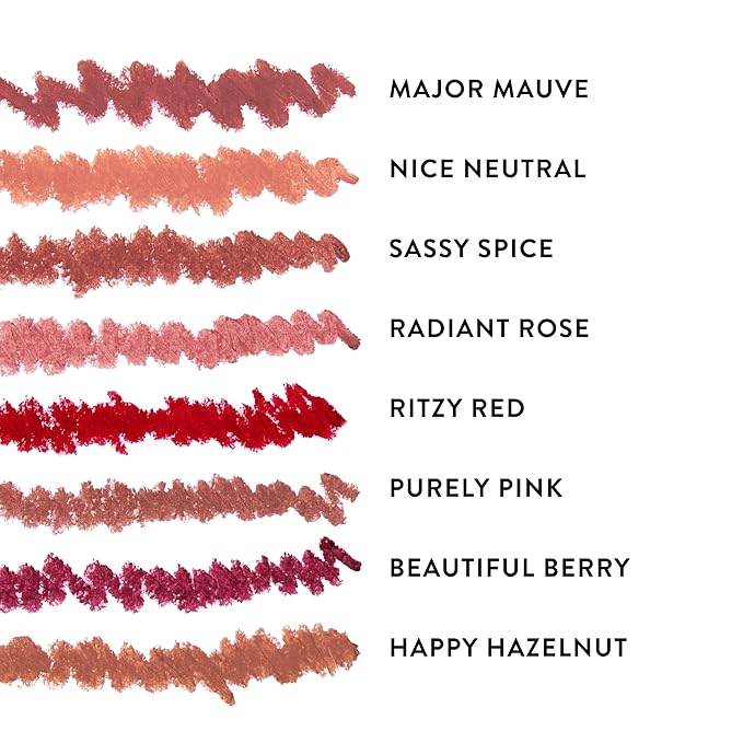 LAURA GELLER NEW YORK Modern Classic Lip Liner, Luxurious Creamy Long Lasting Lip Liner, Prevents Feathering and Fading, Purely Pink