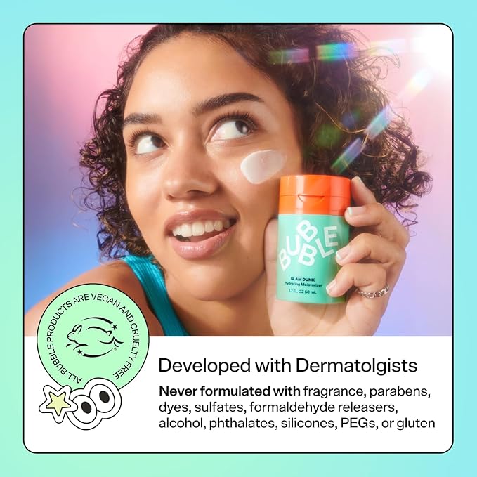 Bubble Skincare Snow Globe Morning Routine Travel Skincare Set - Gift Set Includes Day Dream Vitamin C Serum, Morning Rays Under Eye Serum & Tell All Minty Lip Balm (3 Count)