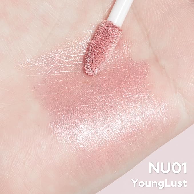 FOCALLURE Metallic Liquid Lipstick,Non Stick Cup Lip Gloss,High Impact Lip Color with Transfer-proof Wear,Long Lasting & Waterproof Lipstick Makeup for Women,YoungLust