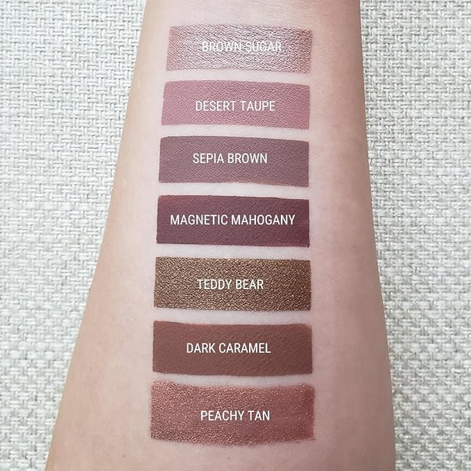 Aromi Matte Liquid Lipstick | Long Lasting, Waterproof, Sand Beige Lip Shade, Tan, Smudge + Transfer Proof, Gluten Free, Vegan Makeup (Caramel Nude)