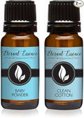 Eternal Essence Oils 2 Pack 10ml Premium Fragrance Oil - Baby Fresh & Clean Cotton - for Candle, Soap Making, Aromatherapy, Diffusers, Home Care, & Humidifiers