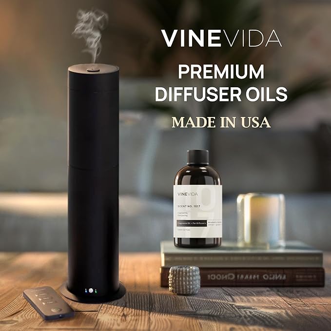 VINEVIDA [Gallon (128 Fl Oz)] Cuban Tobacco Fragrance Oil for Cold Air Diffusers, Essential Oils for Diffuser Oil Refill & Air Freshener Room Spray