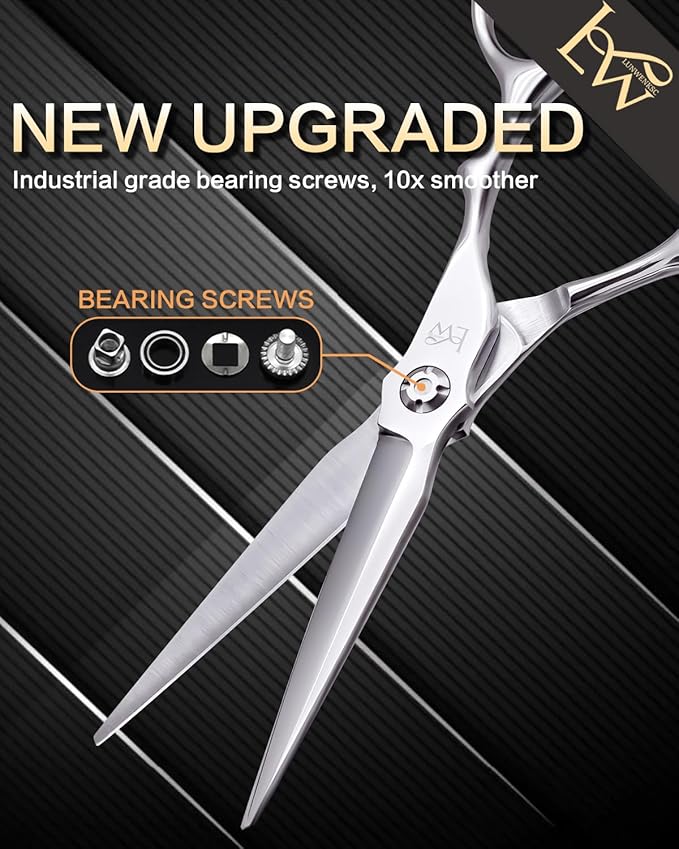 professional hair shears 6.5 in Extremely Sharp Blades,professional hair cutting scissors,haircutting scissors for professionals,hair scissors