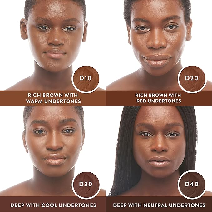 Mented Cosmetics Stick Foundation Make Up, Concealer & Contour Stick for Dark Skin, Cream Foundation for Black Women Makeup, Vegan and Cruelty Free, D40