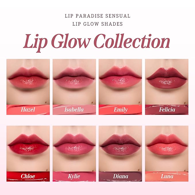 DEARDAHLIA Lip Paradise Sensual Lip Glow (Isabelle) - Weightless Hydrating Vegan Lipstick with Glossy Finish, Natural Radiant Glow & Shea Butter Nourishment. 0.11 oz