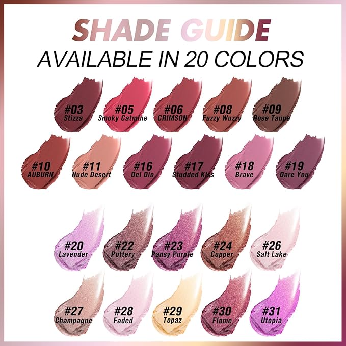 FOCALLURE Ultra Chic Lipstick,Rich Vitamin E Lip Crayon,Lightweight Color without Drying or Fading,Long Lasting Waterproof Lips Makeup,NUDE DESERT