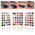 UCANBE Eyeshadow Makeup Palette 86 Colors, Matte Black Grey Silver Smokey Goth Eye Shadows+Chunky Pressed Glitters+Bright Colorful Neon Shades+Rosy Rusty Neutrals for Every Day & Halloween Make Up