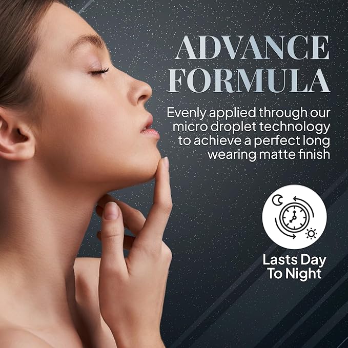 ERA Beauty Essentials Airbrush Makeup Collection (Era Face spray on Foundation - Y1 Vanilla + Era Primer + Sponge)