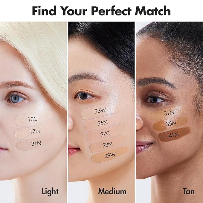 AGE20'S Signature Essence Pact SPF 50+ | Pack of 2 | 17N IVORY | Cream Foundation, Dewy Finish, Natural Coverage | Korean Cushion Foundation