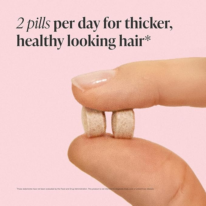 Viviscal Hair Growth Supplements For Women For Thicker, Fuller Hair, Nourishes Thinning & Loss, With Proprietary Collagen Complex, 60 Tablets, 1 Month Supply