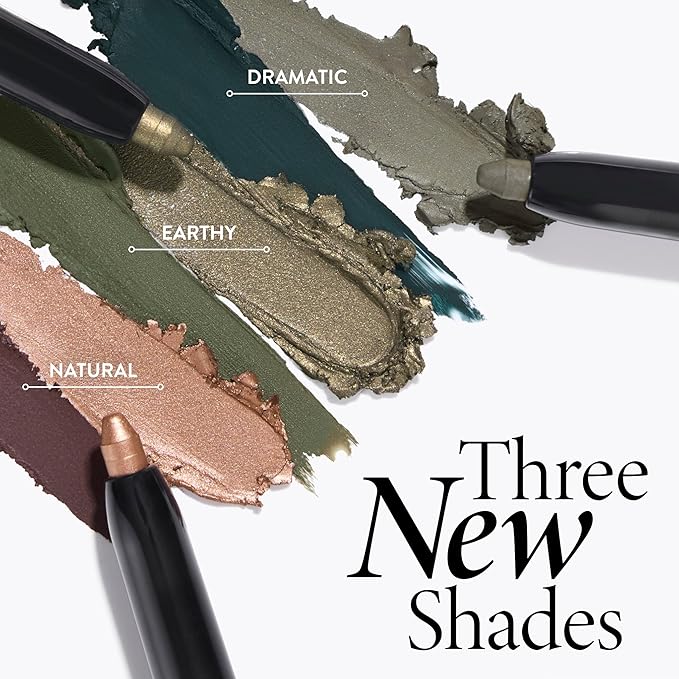 LAURA GELLER NEW YORK Swipe-n-Line Dual-Ended Eyeshadow + Eyeliner - Dramatic (Sage-Gray/Stormy Blue) - Cream Eyeshadow & Smooth Glide Eyeliner - Waterproof & Crease-free Color