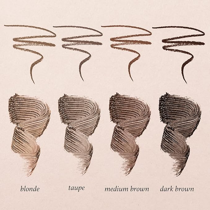 Julep Brow 101 Sculpting Pencil & Tinted Brow Gel Set - Dual-Ended Eyebrow Tool with Brush and Precision Tip - Long-Lasting, Waterproof Formula for Perfectly Defined and Tinted Brows -Dark Brown