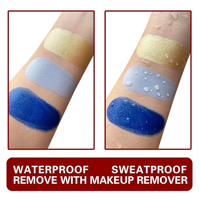 MEICOLY Grey Face Body Paint Stick(1.06 Oz),Sweatproof Waterproof Full Body Paint ,Blendable Face Paint for Halloween SFX Zombie Homestuck Grayscale Cosplay Makeup