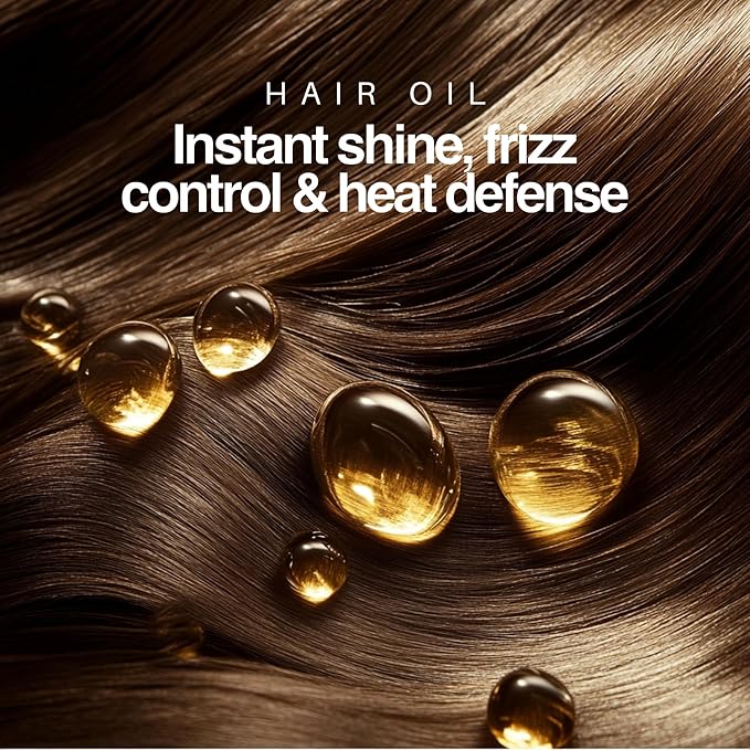 BondGuard Bonding Oil, Heat Protectant & Repair Oil for Damaged, Color-Treated & Frizzy Hair, Adds Shine & Tames Frizz, Lightweight & Vegan - 1.7 fl oz (50 mL)