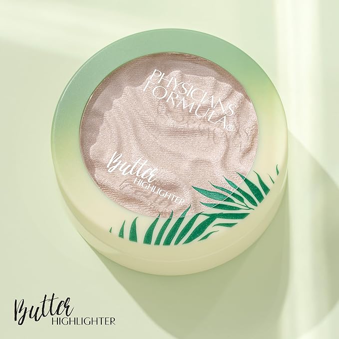 Physicians Formula Murumuru Butter Highlighter Makeup Face Powder Make Up, Champagne, Dermatologist Approved,