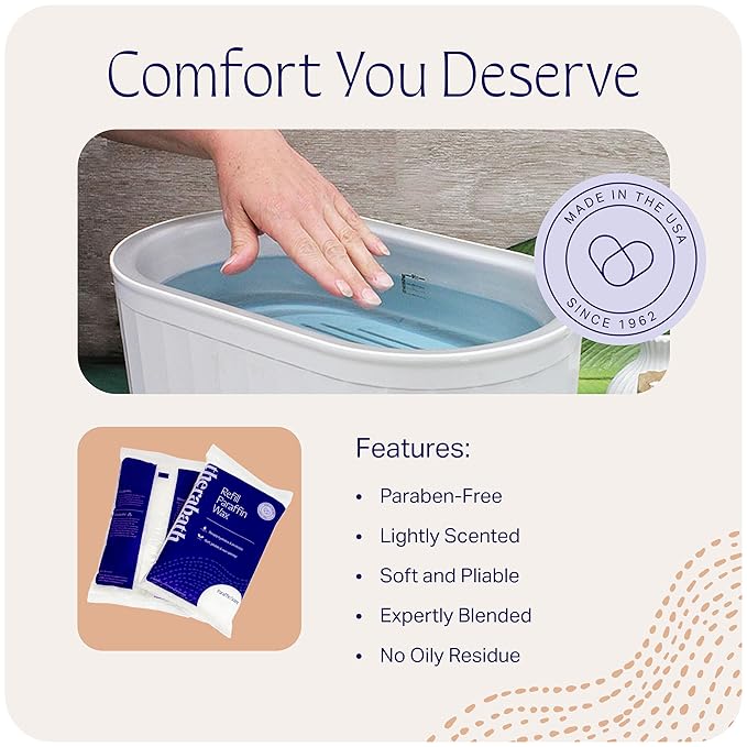 Therabath Paraffin Wax Refill - Use To Relieve Arthritis Pain and Stiff Muscles - Deeply Hydrates and Protects - 6 lbs Cucumber Melon w/Thyme Scent