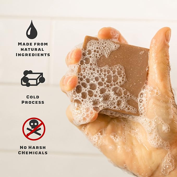 Dr. Squatch Natural Bar Soap for Men - Cold Process Soap with No Harsh Chemicals - Summer Citrus, Cool Fresh Aloe, Gold Moss, Bay Rum & Pine Tar (5 oz, 5-Pack)