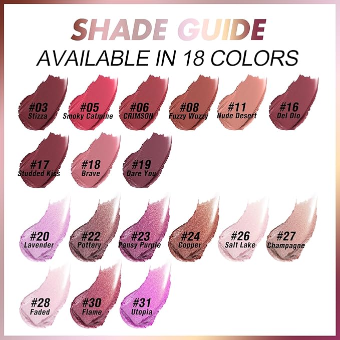FOCALLURE Ultra Chic Lipstick,Rich Vitamin E Lip Crayon,Lightweight Color without Drying or Fading,Long Lasting Lips Makeup,#27 Champagne