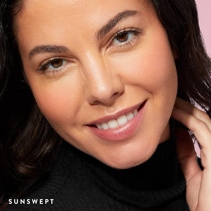 LAURA GELLER NEW YORK Baked Blush-n-Brighten Marbleized Blush - Sunswept - Creamy Lightweight - Satin Finish