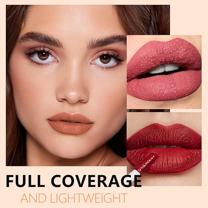 Dark Burgundy Long Lasting Lipsticks for Women Pigmented Smudgeproof Transferproof Vegan Cruelty Free Lip Makeup (A47 Flamingo, 1 Pack)