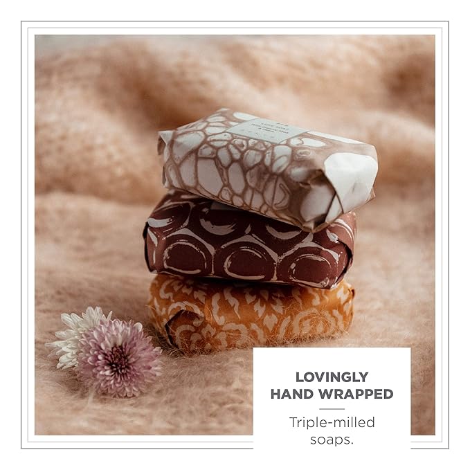 Zents Triple-Milled Luxe Bar Soap (Water Fragrance) | Moisturizing Soap with Organic Shea Butter | Gentle Hand & Body Wash | Nourishes & Softens Skin | 5.7 oz