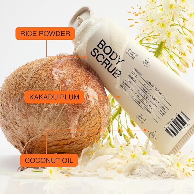 Dedcool Body Scrub Mini 2OZ Xtra Milk – Gentle Exfoliating Formula with Rice Powder, Kakadu Plum & Coconut Oil
