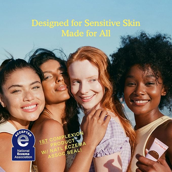 Tower 28 Beauty SunnyDays SPF 30 Tinted Mineral Sunscreen - For Sensitive Skin - 2-in-1 Facial Broad Spectrum UVA/UVB Protection + Foundation – Shade 40 RUNYON, 1 Fl Oz