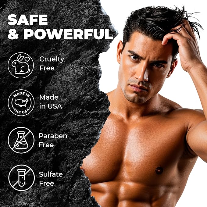 Bossman Hair Shampoo and Conditioner Combo - Hydrating, Strengthening, and Soothing Formula for Men's Hair - Paraben Free & Sulfate Free (Vetiver X) - Packaging May Vary