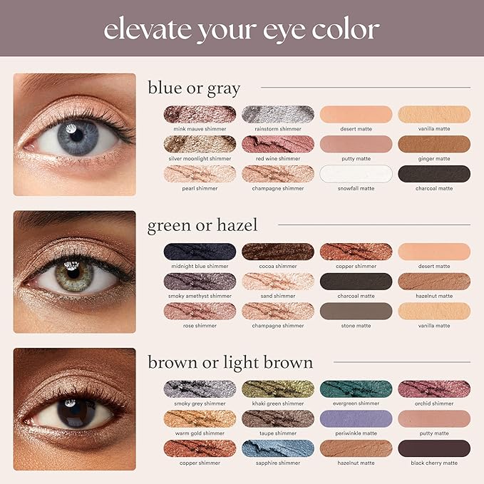 Julep Eyeshadow 101 Cream-to-Powder Waterproof Shadow Stick – Khaki Green Shimmer – Long-Lasting, Crease-Proof, Taupe Green Shimmer Cream Eyeshadow with Built-in Smudger