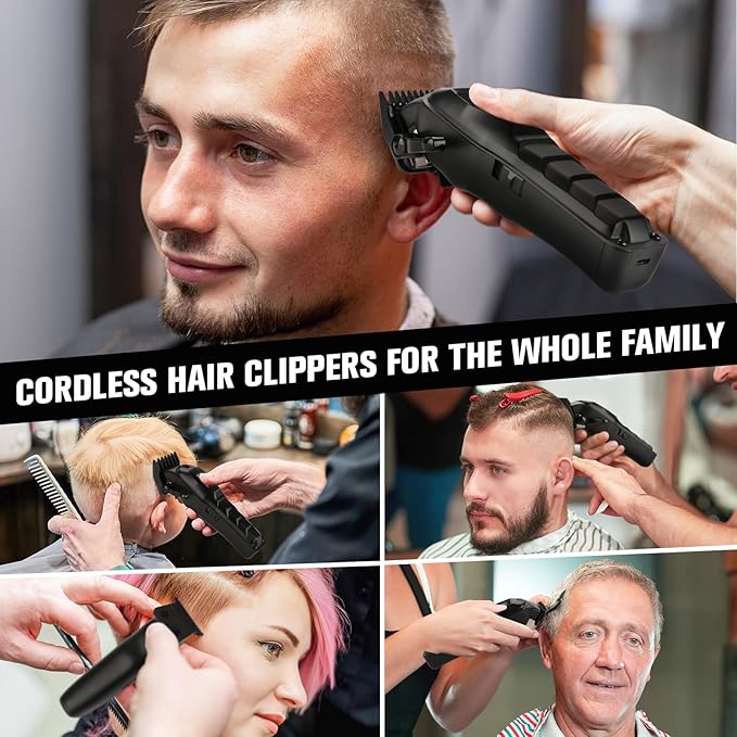 Hair Clippers for Men Professional Hair Trimmer Powerful Beard Trimmer Hair Cutting Grooming Tool