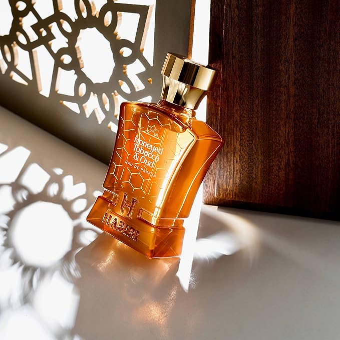 H HABIBI Honeyed Tobacco & Oud Perfume for Men – 2.5 oz (75ML) Long Lasting Arabian Cologne, Sensual Amber Woody Men Perfume, Luxury Fragrance Gift for Special Occasions