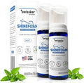 Swissklip ShineFoam | Teeth Whitening Foam | Mint Flavor Whitening Toothpaste | Teeth Whitener I Professional Teeth Whitening Kit | 100% Vegan - Made in USA - 1.69 oz - Pack 2