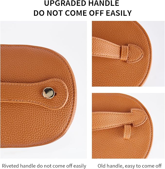 Makeup Bag, Toiletry Bag with Removable Zippered Inner Pocket, Portable Cosmetic Bag, Makeup Organizer for Woman Case (Brown)