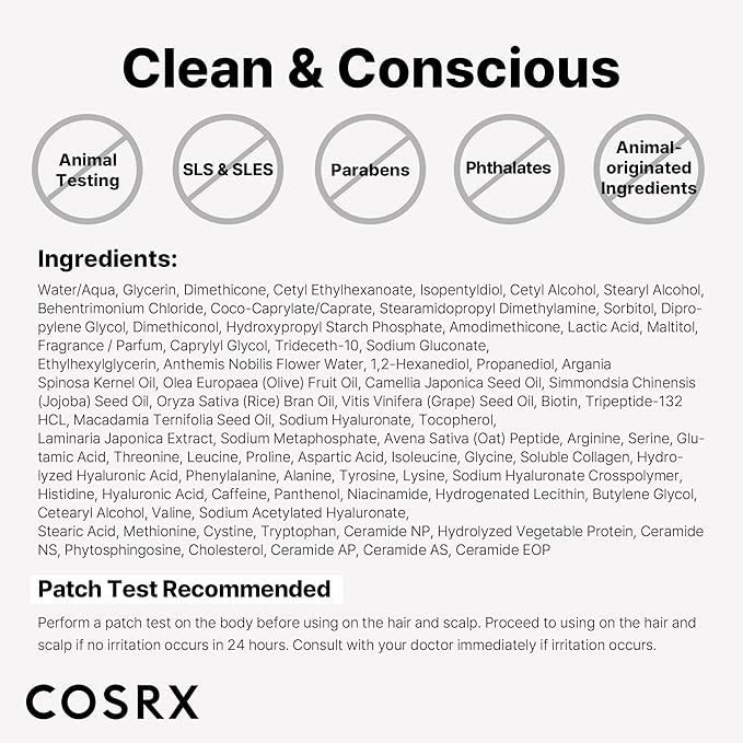 COSRX PEPTIDE 132 Hair Care Set - Bonding Shampoo, Treatment & Oil Serum, Bond Repair Treatment Hair Gift Set for Damaged, Dry Hair, Scalp Treatment for Dandruff, Dry & Itchy Scalp, Stocking Stuffers