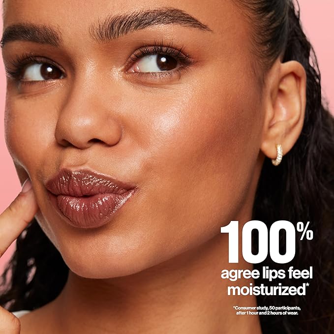 REVLON Super Lustrous Glass Shine Balm, Hydrating Tinted Lipstick, Sheer, Glossy Shiny Finish, 007 Glazed Mauve, 0.11 oz