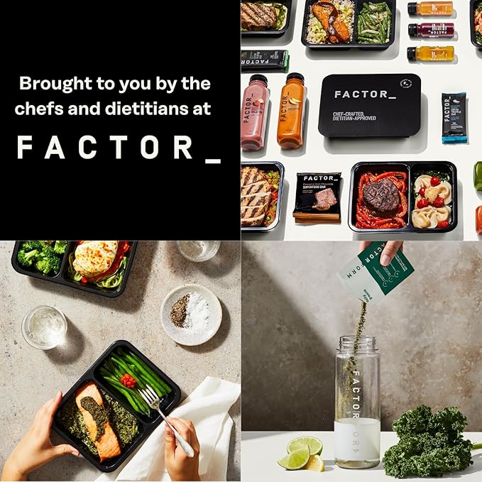 FACTOR FORM Hydration Boost Electrolyte Powder | 1800mg Electrolytes | Vitamin C, D, B6 & B12 for Energy & Immunity | No Added Sugar | 5 Calories | 15 Packets (15 Packets, Lemon Lime)