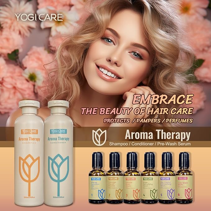 Aroma Therapy Pre-Wash Hair Oil Serum 30ml / 1 Fl.oz (Anti-Frizz & Smoothing)