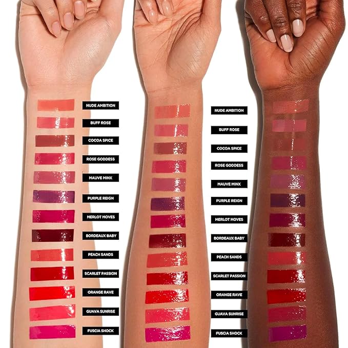 Deck of Scarlet Threeway Solid Lip Oil, Vegan Formula With Hyaluronic Acid and Hydrating Oil Blend, Glossy Finish - Coral Rose