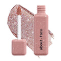 about-face Fractal Glitter Eye Paint Smolder – Smudge-Proof, Long-Lasting Liquid Eyeshadow – Intense Sparkle with Mousse Texture – Vegan, Cruelty-Free – 0.13oz (Shimmering Mauve)