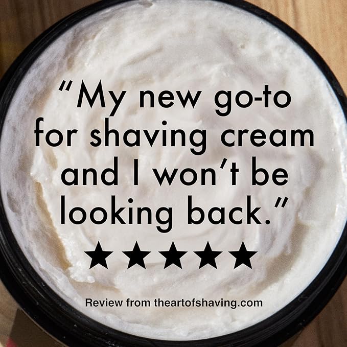 The Art of Shaving Sandalwood Shaving Cream for Men – Protects Against Irritation and Razor Burn – Hydrates and Nourishes Dry Skin – Clinically Tested for Sensitive Skin – 5 oz