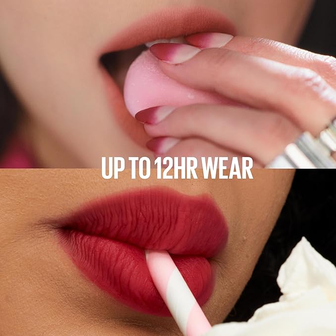 MAYBELLINE Super Stay Teddy Lip Tint, Long Lasting Matte Lipstick for Up To 12HR Wear, Cool Grunge, 1 Count