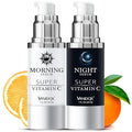 Super Vitamin C Serum for Women Over 70, All-In-One Formula, Made in USA, Hydrates, Firms, Lifts, and Targets Wrinkles, Age Spots, and Fine Lines, Vitamin C Serum (1fl oz x 2)