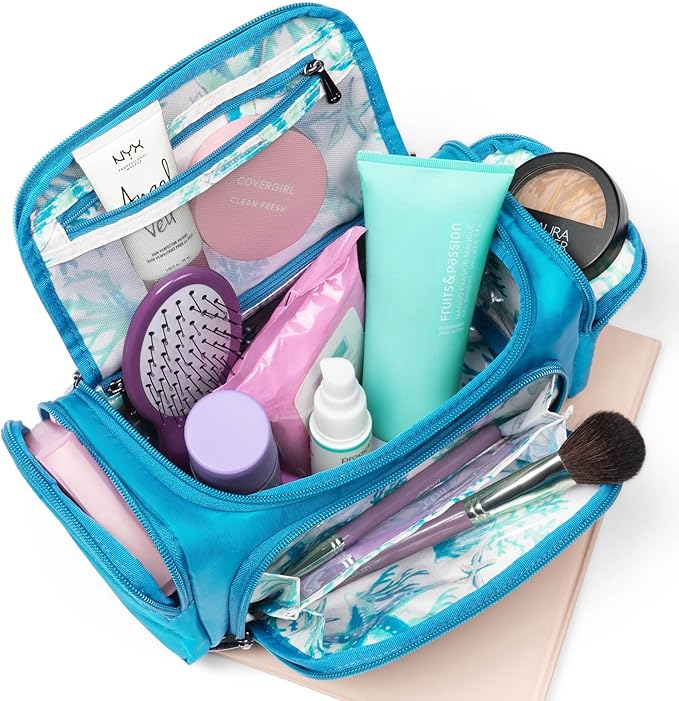 Lug Trolley Medium Cosmetic Case, METALLIC BLACK