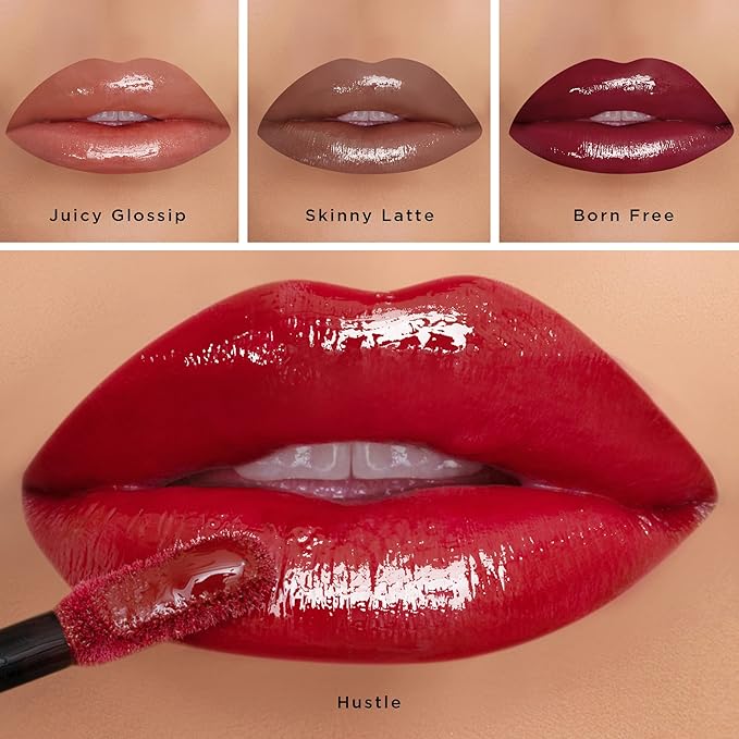 K7L Dark Red Lip Gloss - Born Free