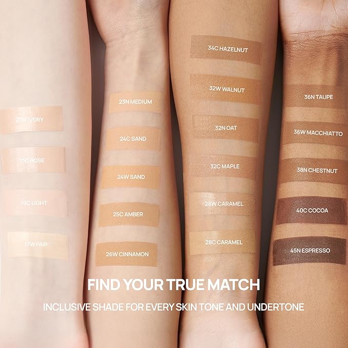 BANILA CO Covericious Ultimate Cover Cushion | Up to 100HR Long-Wear Foundation | 20 Shades for All Skin Tones | Matte & Lightweight Finish | Korean Cushion Foundation (14g / 0.49 oz), 19C LIGHT