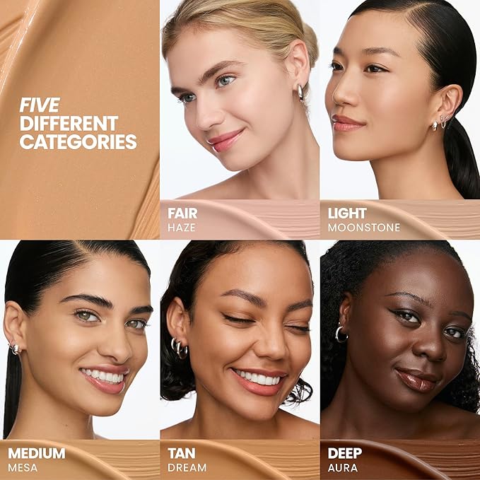 Wonderskin Hyper-Bond Serum Foundation – Waterproof, Transfer-Proof, 24HR Longwear Face Makeup with Niacinamide & Hyaluronic Acid – Lightweight, Natural Finish, Vegan & Cruelty-Free (Moonstone)