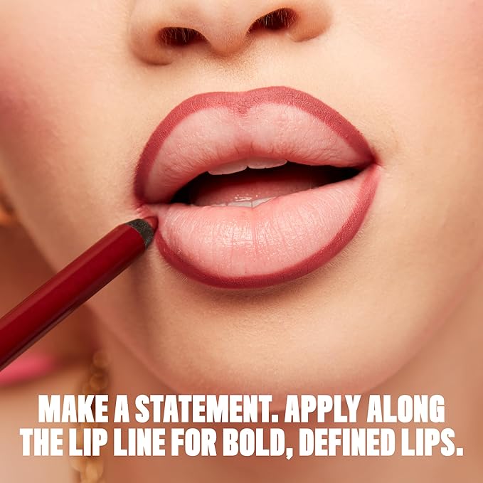 NYX PROFESSIONAL MAKEUP Line Loud Lip Liner, Longwear and Pigmented Lip Pencil with Jojoba Oil & Vitamin E - Sassy